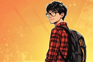 蓝颜TV玄幻修仙专题漫画封面，少女在秘境中觉醒灵根